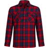 OUTDOOR WORLD BE ACTIVE Outdoor World, Camicia da Uomo a Quadri in Flanella Spazzolata, a Maniche Lunghe, Robusta, per Lavoro e Abbigliamento Casual, vestibilità Regolare, A Quadretti Rossi., XXL