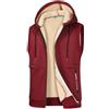 Vhersily Gilet Da Uomo In Pile Imbottito In Peluche Comodo Unisex Per Attività All'Aria Aperta Con Cappuccio Colletto Alto Leggero Con Tasche Alla Moda Senza Maniche Camping Per Corsa, Escursionismo