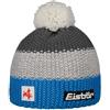 Eisbär Czapka Eisbar Star Pompon MÜ SA szaro-niebieska