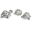 DLM Bomboniere DLM34677 (Kit 6 Pezzi) Animali Animaletti Argento Smaltati Perlati con Strass Punti Luce Cristallo Tartaruga Coccinella Confettata Segnaposto Nascita Compleanno bomboniera