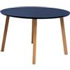 POSNORD Tavolino da Salotto Rotondo Ø 80 cm Blu Scuro