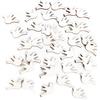 Logbuch-Verlag 35 mini piccioni decorazioni per matrimoni, battesimi in legno bianco naturale piccole colombe di pace uccelli decorazione matrimonio 3,5 x 3 cm