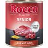 Rocco Senior 24 x 800 g umido per cane - 2 gusti: Pollame & Fiocchi d'Avena + Agnello & Miglio
