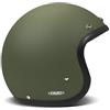 DMD Jet Retro Matt Green XS, Casco Unisex-Adulto, Verde Militare