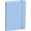 Quo Vadis 061014Q Agenda AFFARI COLOR con griglia colorata ML Anno 2027 Colore Azzurro Formato 10x15cm Settimanale 13 Mesi Dic-Dic Carta Bianca con Rubrica e Copertina Rigida Pastel Con Elastico