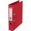 Esselte Raccoglitore con Meccanismo a Leva, Zero Emissioni di CO2, Cartone Riciclato al 100%, Cartelle A4, Dorso da 50 cm, Rosso, 627575