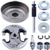 YhFiaS 325 7T Kit tamburo frizione adatto for parti di motoseghe H 340 345 350 Cuscinetto ad aghi Pompa olio Ingranaggio a vite senza fine Oliatore 578097901