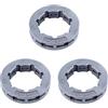YhFiaS Cerchio pignone 3/8-7T adatto for motosega 394XP 395 395XP 480 570 575XP 576XP 1100 2100 185 181 180