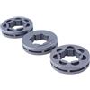 YhFiaS Pignoni for cerchioni da 3/8 passo 7 scanalati da 17 mm adatti for motosega S 017 MS170 018 MS180 MS210 MS230 MS250 021 023 025 00006421231