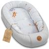 Totsy Baby Riduttore lettino neonato - 90x50 cm baby nest trasportabile per neonati nido culla pod cocoonababy babynest antisoffoco Orsacchiotti