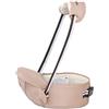 SONARIN Multifunzione Hipseat Baby Carrier,Taglia libera,4 posti di trasporto,Accogliente e lenitivo per i bambini,Adattato al crescente del tuo bambino(Marrone Chiaro)
