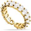 MAST INDUSTRIA ITALIANA Margutta Anello Cassandra Oro Placcato con Pietre Bianche 1 Pezzo - MAST INDUSTRIA ITALIANA - 986087803