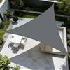 LOVE STORY Vela Ombreggiante Impermeabile 2.5x2.5x2.5m Triangolare, Tenda a Vela Oxford, Protección Rayos UV per Esterno, Giardino, Terrazza, Antracite
