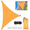 PANYI Vele Ombreggianti Vela Ombreggiante Triangolare Velas Ombreggiante Impermeabile Protezione UV al 95% Adatta per Balconi Terrazze Giardini ecc(3 x 3 x 3 Metri Arancione)