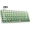 Hoopond Tastiera Bluetooth Senza Fili,Compatta A 84 Tasti Carina-Verde