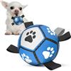 HETOO Palla giocattolo per cani con corda (12,7 cm, blu)