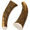 Kira & Gara Corno di Cervo Naturale per Cani | Masticatore Dentale Duraturo | Origine Naturale, Senza Additivi | Kira&Gara® (S - 40-70g, 2pz)