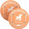 Toaboa Ciotola in rame per cani, 2 pezzi, diametro 10 cm, disco di pulizia in rame con struttura di supporto a punti, piastra in rame, inibisce la crescita batterica, per vetro, ceramica, pietra