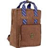 CARTOON Zaino Harry Potter backpack 38×27×11 cm in PU idrorepellente con emblema casa di Hogwarts dorato spallacci imbottiti e tasche interne ideale per scuola o tempo libero (Corvonero)
