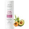 Linfa Cosmetics Dual Glow Scrub Viso Esfoliante 2 in 1, Trattamento Scrub e Maschera con Zucchero, Albicocca, Bambù, Avocado e Karité, per Pelle Liscia e Luminosa, 150 ml