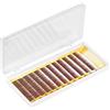 Sonew Estensione sopracciglia naturale falsa Fibra ultra sottile Estensione marrone scuro 5-8mm