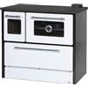 Your Self Srl Cucina A Legna Stufa 9 Kw Bianca Beatrice Glass L87xP51xH79 Ecodesign 4 Stelle