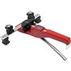 Yikmid Piegatubi 6-22 mm, piegatubi fino a 90° in avanti, piegatrice con 7 ganasce in nylon e acciaio, strumenti HLK per tubi in rame in condizionatori e tecnologia di raffreddamento (CT-999, rosso)