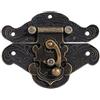 Tyenaza Cerniere Ferro Bronzo Antico Chiusura Hasp Toggle Serrature Metallo Vintage Decorativo Legno Portagioie Hardware per mobili furniture(#1)