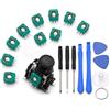 Gryviktok Modulo Potenziometro Analogico di Ricambio per Controller PS5 DualSense | Kit Riparazione Joystick con 10 Sensori e Strumenti Inclusi, Soluzione Compatibile per Ripristinare Precisione e Prestazioni