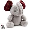 Virsus Fermaporta ANIMALI da pavimento 7184, accessorio decorativo, fermaporte in poliestere peso 1,2 kg con imbottitura pesante, per porte e finestre (Elefante Grigio Chiaro) - F