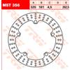 TRW Disco freno con omologazione ABE MST356,DIAM.320 MM,FISSO
