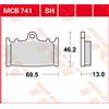 TRW Pastiglie Freno Organiche MCB 741