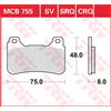 TRW Pastiglie Freno Sinter. Con Abe MCB 755 SV - LUCAS