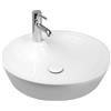 Oltens Lysake lavabo 48.5x48.5 cm rotonda da appoggio bianco lucida 41307000