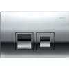 Geberit Delta25 placca di comando per WC cromo lucido 115.135.21.5