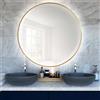 Baltica Design Bright specchio 70x70 cm rotonda con illuminazione oro 5904107900216