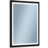 Venti Luxled specchio 60x80 cm rettangolare con illuminazione nero 5907459662450