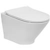 Roca Gap Round vaso wc sospeso senza brida bianco A3460NBS00