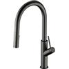 Omnires Bend rubinetto da cucina verticale grafite/grigio BE6455GR