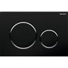 Geberit Sigma placca di comando per WC cromo lucido-nero 115.882.KM.1