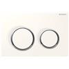 Geberit Omega20 placca di comando per WC cromo lucido-bianco 115.085.KJ.1