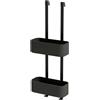 Tiger 2 store mensola per box doccia 25 cm nero 1500210746