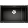Blanco Etagon 700-U lavello in granito 73x46 cm nero 525891
