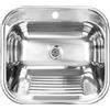 Kuchinox Chios lavello industriale a 1 vasca 50x40 cm acciaio SKN090D