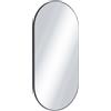 Excellent Revia specchio 50x100 cm ovale nero DOEX.RE100.050.BL