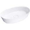 Omnires Neo M+ lavabo 60x36 cm ovale da appoggio bianco lucida NEOUNBP