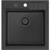 Quadron Peter lavello graniteq 50x52 cm nero HCQP5052BLM_PC