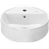 Roca Gap lavabo 40x40 cm rotonda da appoggio bianco lucida A3270MK000