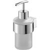 BISK Futura silver dispenser di sapone liquido 150 ml cromo-vetro 02981