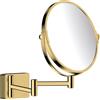 Hansgrohe AddStoris specchietto per trucco 24.6x24.6 cm rotonda oro 41791990